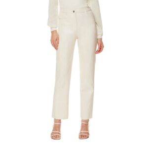 NWT ARITZIA WILFRED Melina Cream Faux Leather Pants